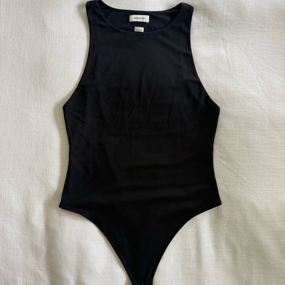 Aritzia Babaton Black Bodysuit